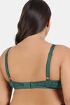 Zivame True Curv Double Layered Non Wired Full Coverage Super Support Bra - Botanical Garden — thumbnail 2